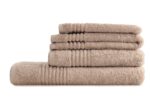 Taupe Colore GRS Sustainable Bath Towel (70 × 140 cm, 600 GSM)