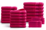 Pink Colore GRS Sustainable Bath Towel (70 × 140 cm, 600 GSM)