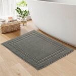 Soft Absorbent Non-Slip Bath Mat for Bathroom – 50 x 80 1000 GSM (Anthracite) - Image 2