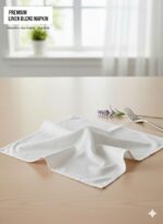Luxury Linen Dinner Napkins – Soft, Highly Absorbent & Reusable Cloth,