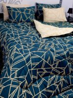 Pure Cotton Printed 6 Pcs Vicky Razai Set – King Size (500 GSM)