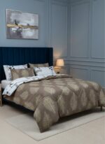 JHome Earthy Leaf 6-Piece Comforter Set – Warm Brown Botanical Design - Image 2