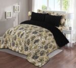 Luxury 6 Piece King Size Comforter Set – 100% Pure Cotton | Premium Quilted Bedding