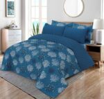 Luxury 6 Piece King Size Comforter Set – 100% Pure Cotton | Premium Quilted Bedding - Image 2