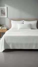Pure White Premium Bedsheet Set – Crisp, Minimal & Hotel-Inspired Comfort